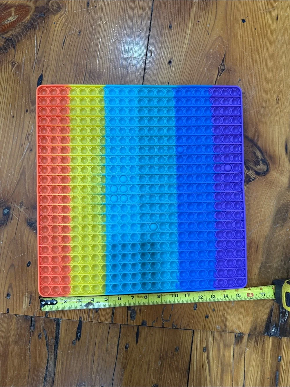 Large Jumbo Rainbow Pop-It Sensory Fidget Toy